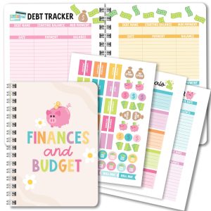 Monthly Budget Planner | 2025-2026 | Calendars & Planners - Colorful